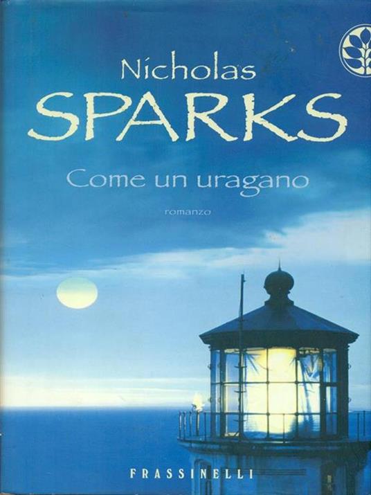 Come un uragano - Nicholas Sparks - copertina