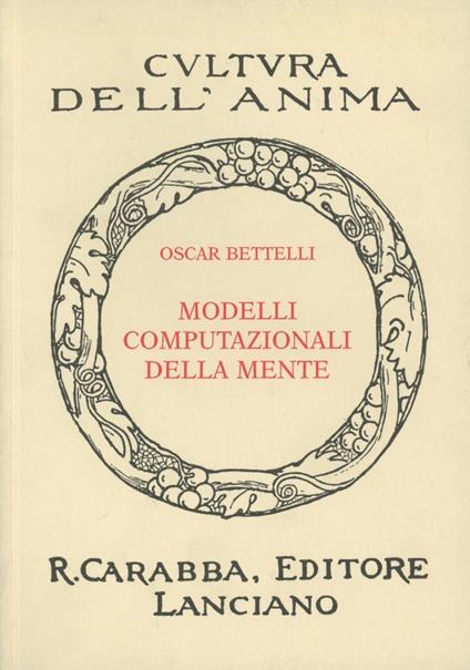 Modelli computazionali della mente - Oscar Bettelli - copertina