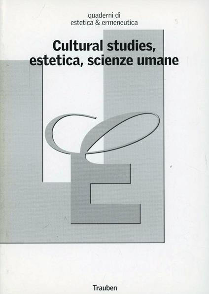 Cultural studies, estetica, scienze umane - copertina