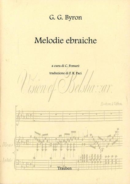 Melodie ebraiche - George G. Byron - copertina