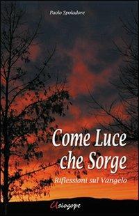 Come luce che sorge. Riflessioni sul vangelo - Paolo Spoladore - copertina