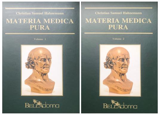 Materia medica pura - Samuel C. Hahnemann - copertina