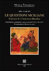 Le questioni siciliane - Ibn Sab'in - copertina