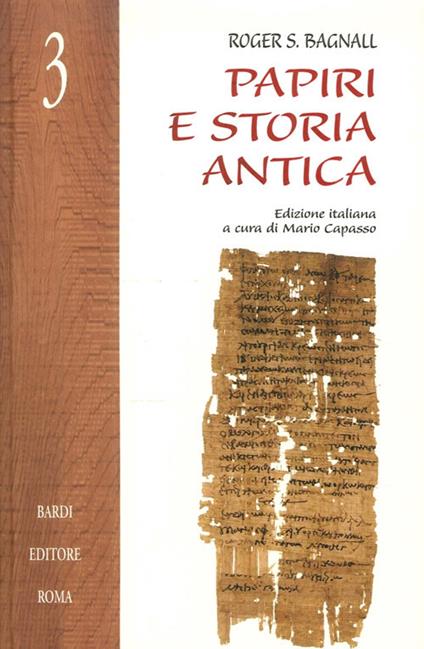 Papiri e storia antica - Roger S. Bagnall - copertina