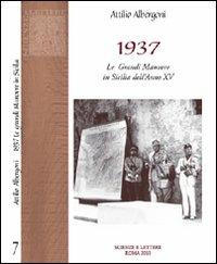 1937. Le grandi manovre in Sicilia dell'Anno XV - Attilio Albergoni - copertina