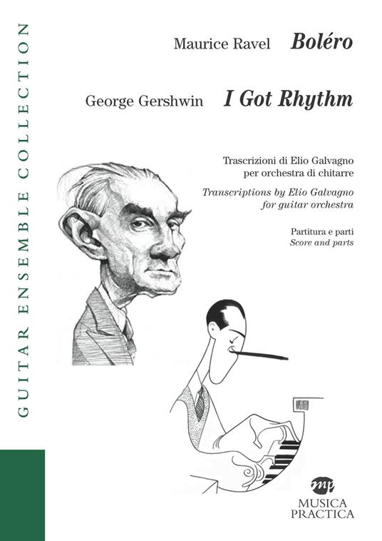 Boléro-I got rhythm. Partitura e parti. Ediz. italiana e inglese - Maurice Ravel,Gershwin George - copertina