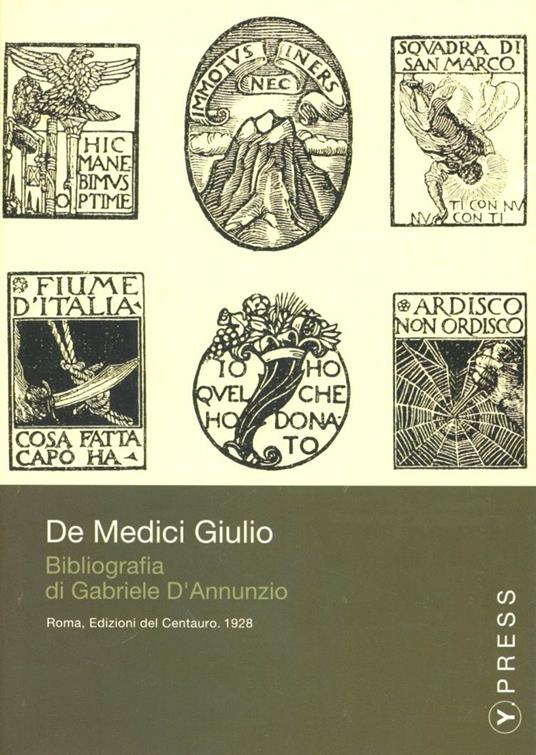 Bibliografia di Gabriele D'Annunzio. CD-ROM - Giulio De Medici - copertina