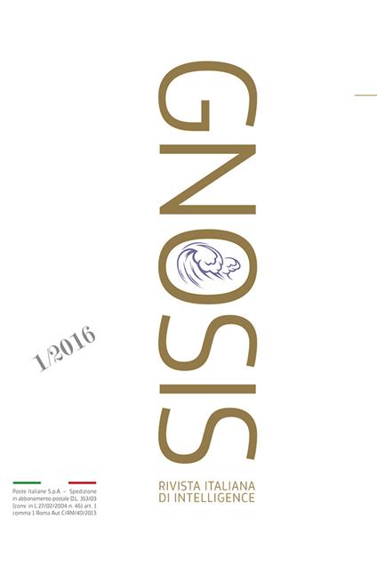 Gnosis. Rivista italiana di Intelligence - copertina