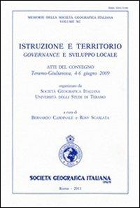 Istruzione e territorio. Governance e sviluppo locale. Atti del Convegno (Teramo-Giulianova, 4-6 giugno 2009) - copertina