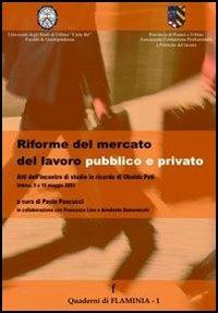 Riforme del mercato del lavoro pubblico e privato - copertina