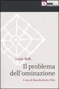 Il problema dell'ominazione - Louis Bolk - copertina