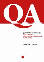 Quaderno di appunti di economia delle amministrazioni pubbliche