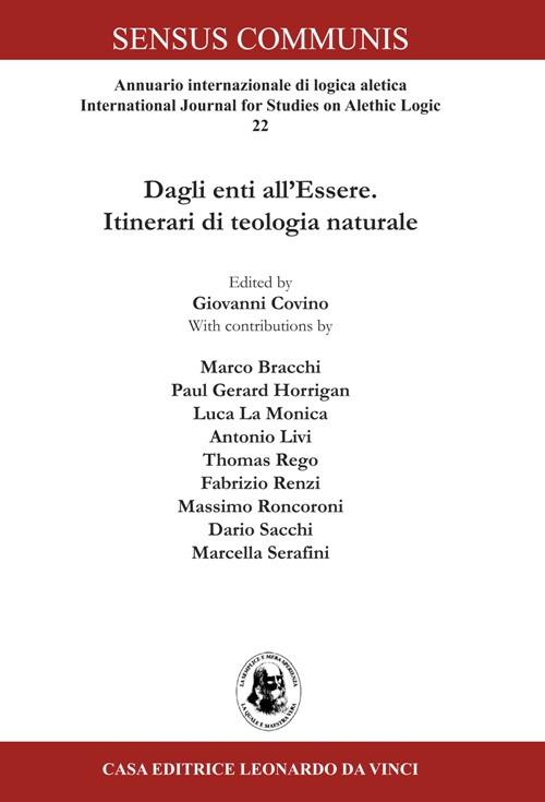 Dagli enti all'essere. Itinerari di teologia naturale - copertina