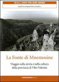 La fonte di Mnemosine. Viaggio nella storia e nella cultura della provincia di Vibo Valenzia. Ediz. multilingue - copertina