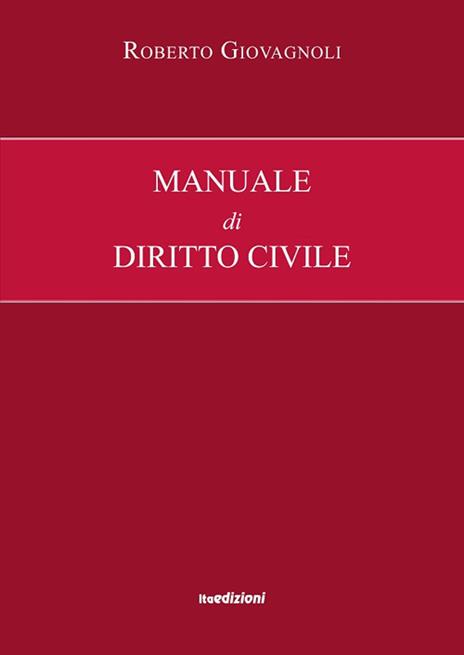 Manuale di diritto civile - Roberto Giovagnoli - copertina