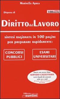 Diritto del lavoro - Marinella Aprea - copertina