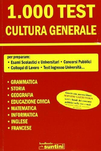 Mille test cultura generale - copertina