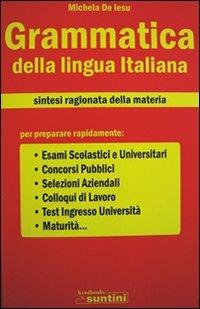 Grammatica della lingua italiana - Michela De Iesu - copertina