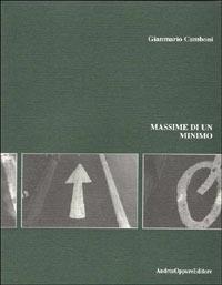 Massime di un minimo - G. Mario Camboni - copertina
