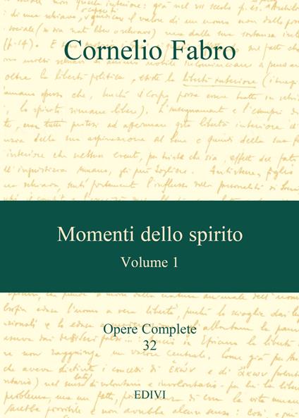 Opere complete. Vol. 1: Momenti dello spirito - Cornelio Fabro - copertina