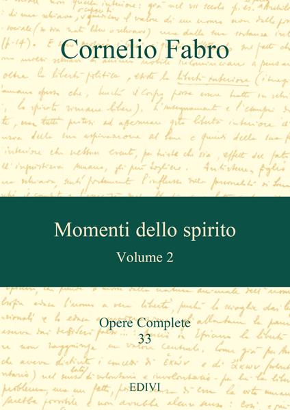 Momenti dello spirito. Vol. 2 - Cornelio Fabro - copertina