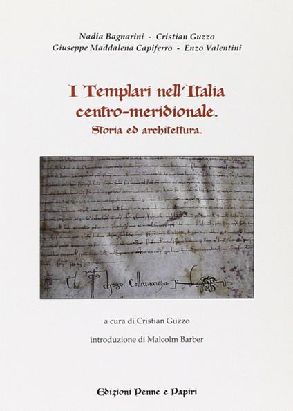 I templari nell'Italia centro-meridionale - copertina