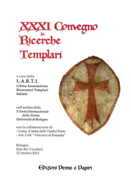 Atti del 31° Convegno di ricerche templari - copertina