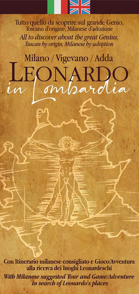 Leonardo in Lombardia. Mappa. Ediz. italiana e inglese - copertina