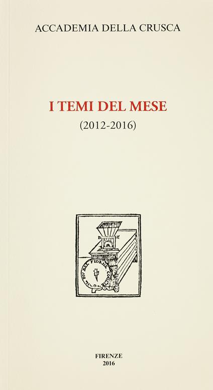 I temi del mese (2012-2016) - copertina