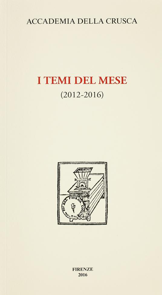 I temi del mese (2012-2016) - copertina