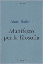 Manifesto per la filosofia