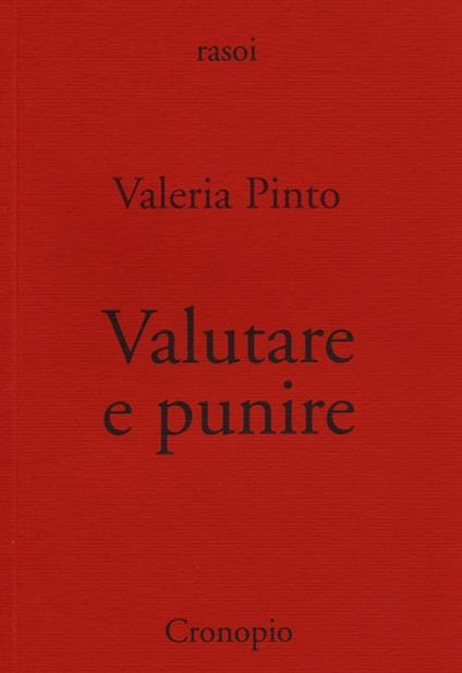 Valutare e punire - Valeria Pinto - copertina