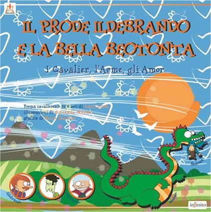 Il prode Ildebrando e la bella Beotonta - Luca Leone,Giovanna Mathis - copertina