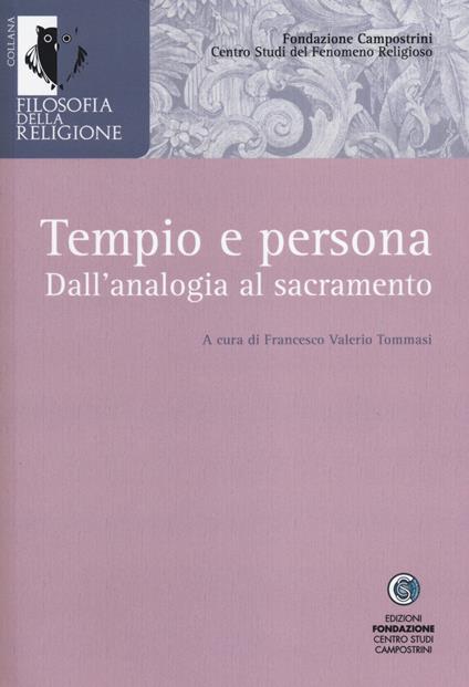 Tempio e persona. Dall'analogia al sacramento - copertina