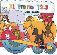 Il treno 123. Libro-puzzle - copertina