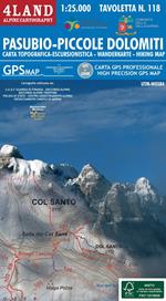 Pasubio, piccole Dolomiti. Carta escursionistica, trekking, mountainbike