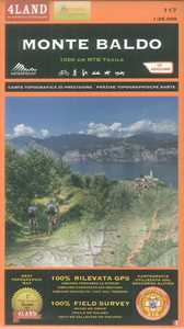 Libro Monte Baldo. 1000 km mountainbike trails 1:25.000. Ediz. italiana, inglese e tedesca Enrico Casolari Remo Nardini