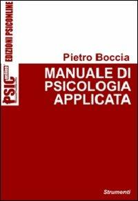 Manuale di psicologia applicata - Pietro Boccia - copertina