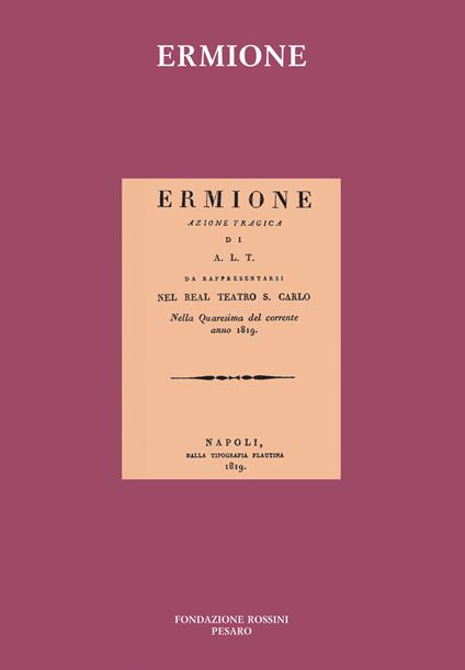 Ermione - Gioachino Rossini - copertina
