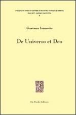 De universo et deo