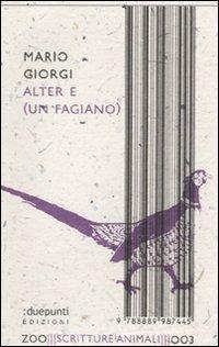 Alter e (un fagiano) - Mario Giorgi - copertina