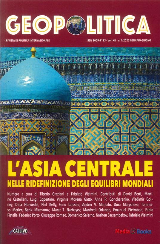 Geopolitica: l'Asia centrale nelle ridefinizioni degli equilibri mondiali - copertina