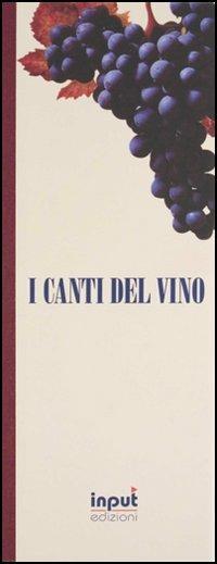 I canti del vino - Gianni Zardo - copertina