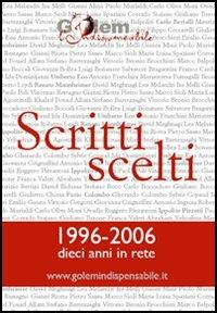 Scritti scelti 1996-2006. Dieci anni in rete - copertina