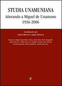 Studia unamuniana. Añorando a Miguel de Unamuno (1936-2006) - copertina
