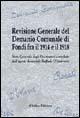 Revisione generale del demanio comunale di Fondi fra il 1914 e il 1918. Stato generale degli occupatori compilato dall'agente demaniale Raffaele D'Ambrosio