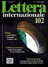 Lettera Internazionale. Vol. 102 - copertina
