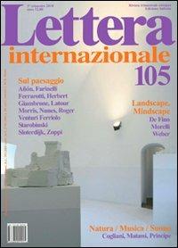 Lettera Internazionale. Vol. 105 - copertina