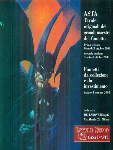 Quinta asta. Tavole originali dei grandi maestri del fumetto. Fumetti da collezione e da investimento - copertina