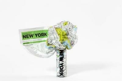 Crumpled city map. New York. Ediz. inglese - copertina